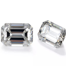 6x4MM Emerald Cut White D Color VVS1 Moissanite Loose Stone With GRA Certificate