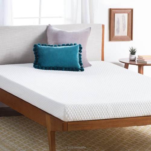 Smooth Top 5 Inch Gel Memory Foam Mattress with 10- - Full Size - Picture 3 of 9