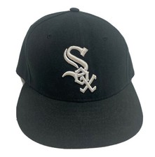 VINTAGE White Sox MLB Baseball New Era Cool Base Size 7 Authentic Fitted Cap Hat
