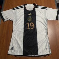 Adidas Authentic Leroy Sane Team Germany 2022 World Cup Jersey Deutschland XL