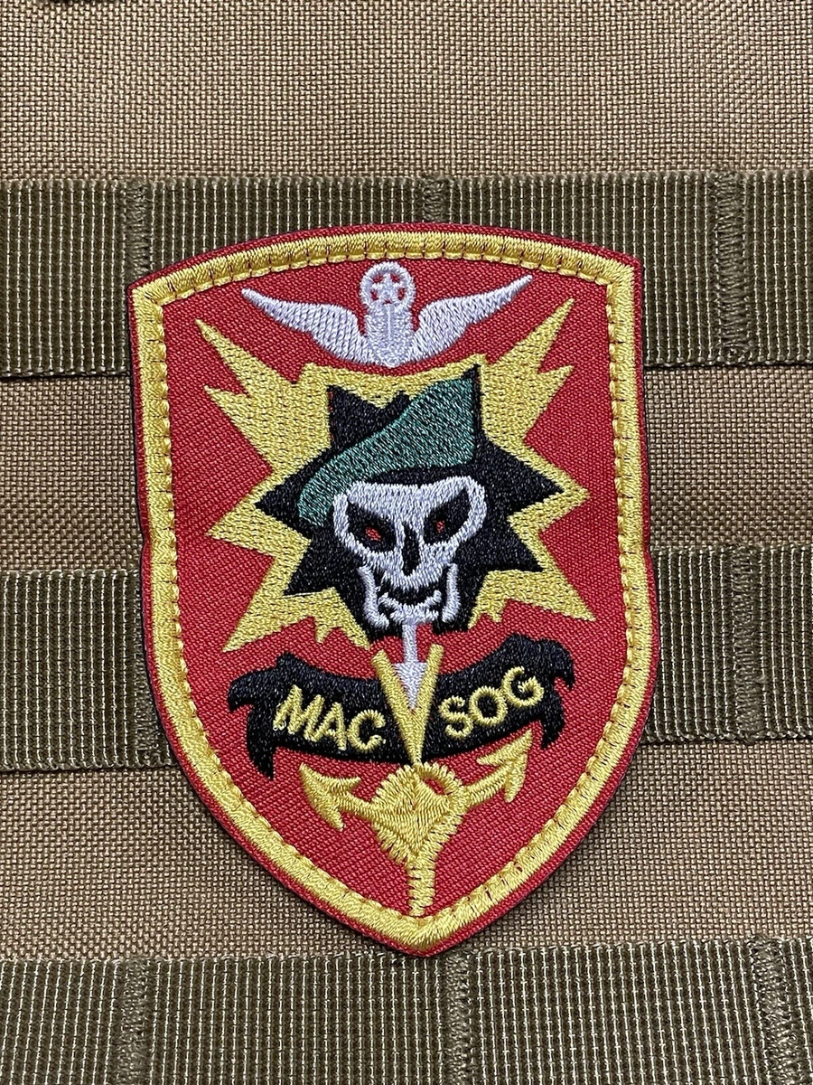 Special Forces Skull In A Beret Embroidered Sew-on Iron-on Velcro 225 - Foto 11