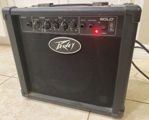 Peavey TransTube Solo Guitar Amplifier 1X8" 12W RMS Power 3 Band TESTED WORKS - Picture 1 of 16