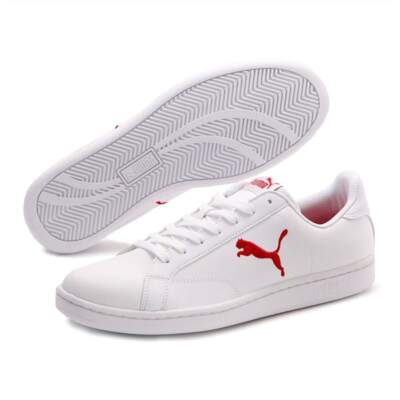 PUMA Smash Cat L Sneakers 362945 01 Puma White-Barbados Cherry Men's Women's