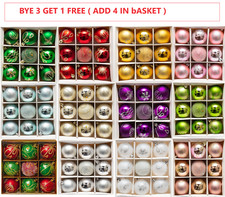 HOT 9Pcs Large Christmas Baubles Xmas Tree Balls Decor Party Wedding Ornament