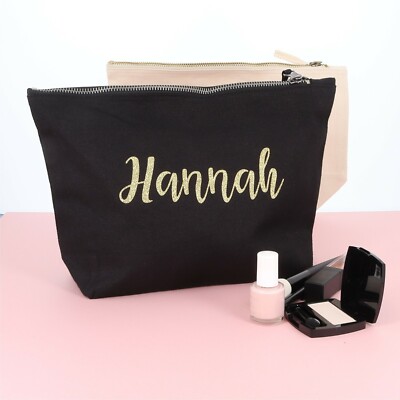 Personalisierte Make Up Kosmetiktasche Kulturtasche Geburtstagsgeschenk Weihnachtsgeschenke für Sie