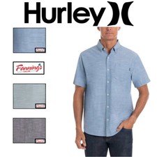 Hurley Men's Short Sleeve Woven Shirt  E52