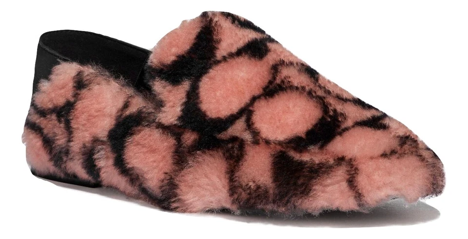 Mocassim Coach Holly Signature Shearling tamanho 6.5 MSRP: US$ 275.00