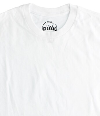 True Classic Men's T-Shirt Short Sleeve, Athletic Cut, Crew Neck Basic Tee Shirt