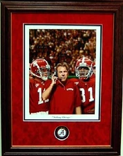 ALABAMA FOOTBALL NICK SABAN TAKING CHARGE FRAMED PRINT