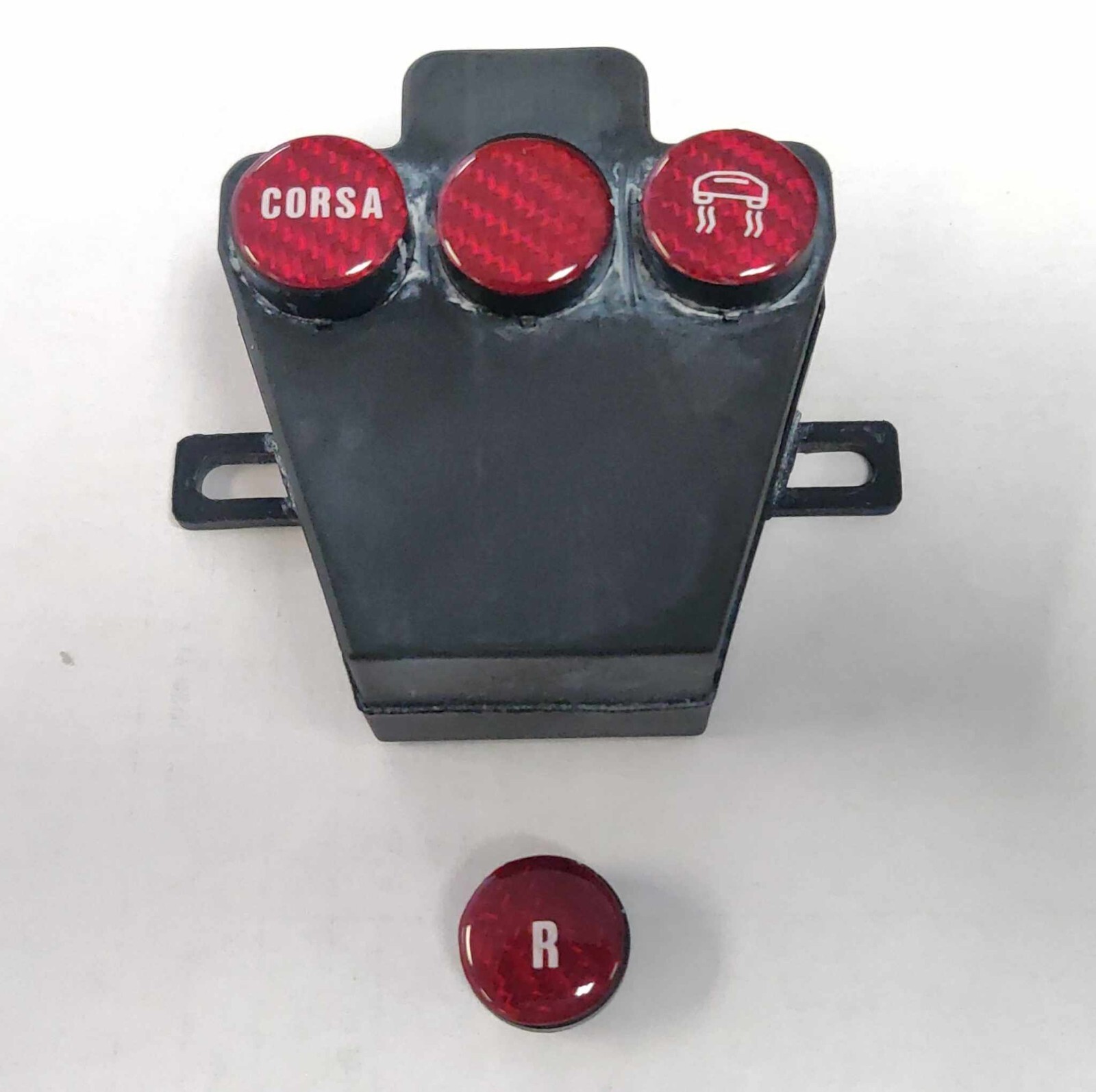 Fit Lamborghini Murcielago 01-10 E-Gear E Gear Carbon Fiber Button Covers in RED