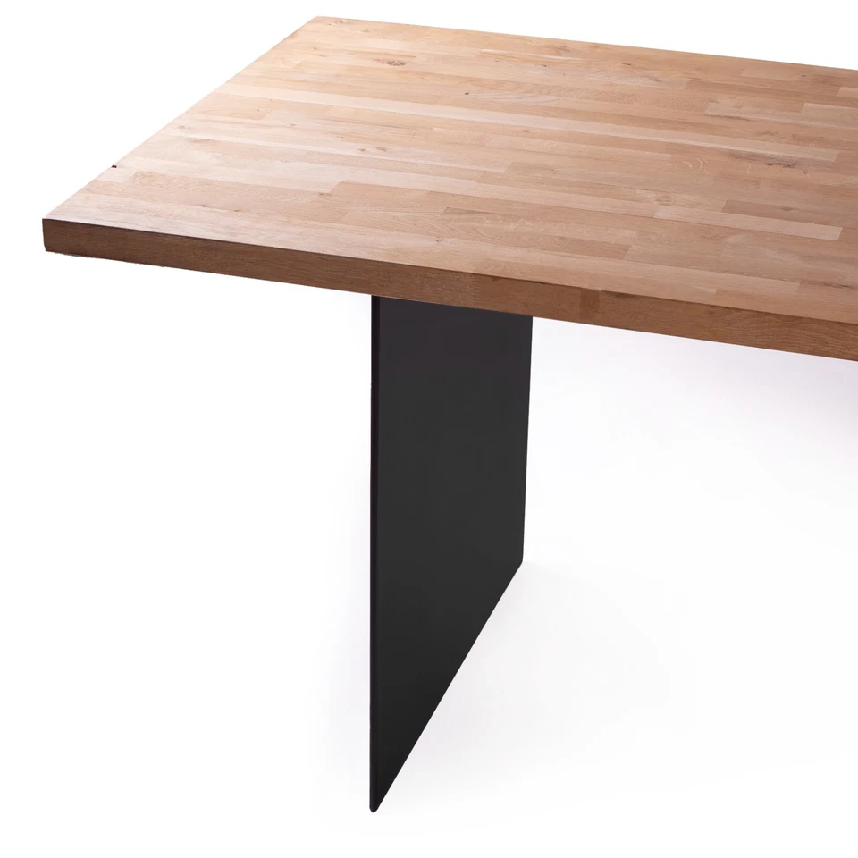 2x STAHLWANGE TISCHBEINE TISCHGESTELL TISCHKUFEN METALL STAHL TISCHFÜßE TISCH B - Bild 4 von 4