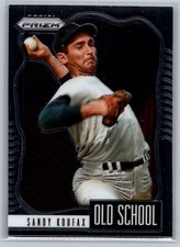 2021 Panini Prizm Old School Baseball #OS-7 Sandy Koufax Los Angeles Dodgers HOF