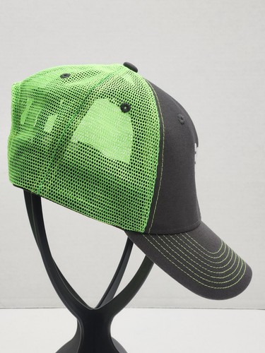 Ouray Intengo Logo Trucker Hat Snapback Mesh Neon Green Cap - Picture 5 of 7