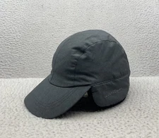 Eddie Bauer Goose Down Trapper Hat Adults S/M Gray Hiking Outdoor Ear Neck Flap