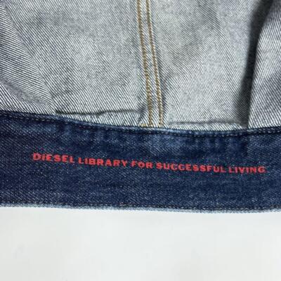 Diesel Women S DE-TRACY Bomber Jacket Denim Luxury Casual Style