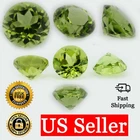 Loose Round Cut Genuine Natural Peridot Stone Single Green Birthstone Shape