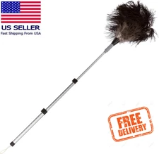 Ostrich Feather Duster with Extension Pole Up to 42"