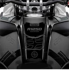 Sticker Resin 3D Compatible With BMW R 1250 GS Adventure 2021 Triple, Black