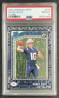 DRAKE MAYE PSA 10 2024 PANINI DONRUSS OPTIC #229 STARS PRIZM RATED ROOKIE 1608