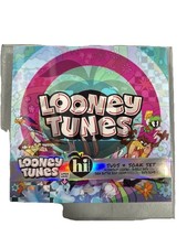 NEW NIB Looney Tunes Suds Soak set Loofah Bubble Bath Body Cream Bath Bomb