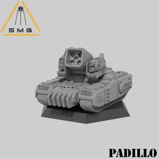 Tanque Padillo (1 modelo) de Sir Mortimer Bombito, SMB. Impresión escala 6mm, 1/285