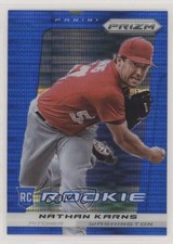 2013 Panini Prizm Wal-Mart Blue Pulsar Prizm Nathan Karns #252 0o0