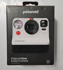 Polaroid Now 2nd Generation Instant Film Camera - Black  White