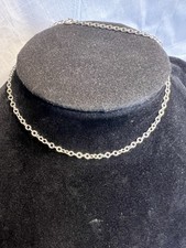 Sterling Silver 925 Cable Chain Anklet Delicate