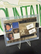 Matthew Stafford, Brandon Pettigrew RC  /99 2009 SPx - Winning Combos 