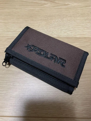 Portefeuille skate polaire extrême marron compact, utilisé une fois, 100% authentique