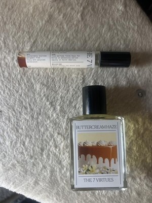 The 7 Virtues NIB Authentic Buttercream Haze Eau de Parfum 2 Sizes are optional