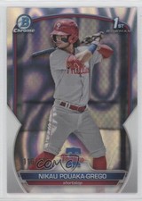 2023 Bowman Chrome Prospects Lava Refractor /399 Nikau Pouaka-Grego #BCP-89 0qc1