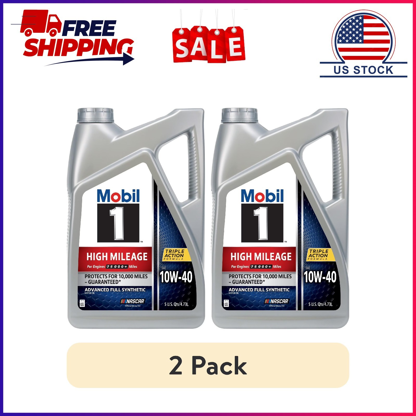 10w-40, 5 Quart