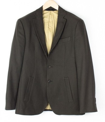 Massimo Dutti Herren Extra Fein Baumwolle Blazer JACKE GRÖSSE S (48 - 38)