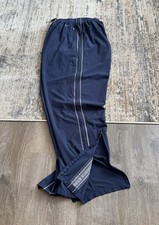 Vintage 90s Y2K Nike Track Pants  Embroidered Small Swoosh  Faded Blue Men  s XL