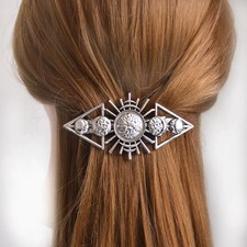  LARGE MOON PHASES HAIR CLIP HAIR SLIDE MOON HAIR CLAW PAGAN WITCHY WICCA GIFTS 