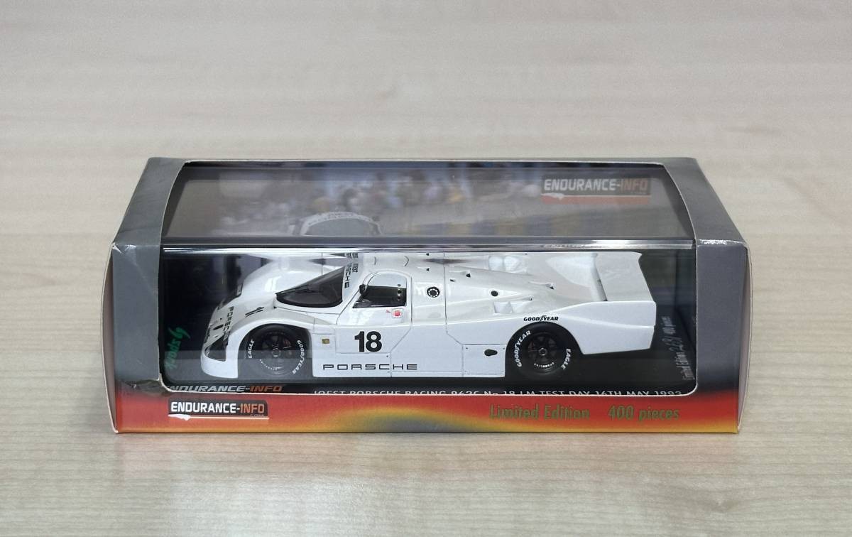Spark 1/43 Joest Porsche 962C Le Mans 24h #18 Endurance Limited 400