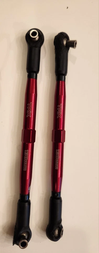 Lote de piezas X Maxx después de la conversión Widemaxx: eslabones de dirección de aluminio Traxxas Foto 2 de 4