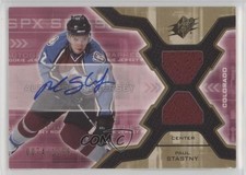 2006-07 SPx Rookie Auto Jersey 74/1299 Paul Stastny #186 Auto 1r5