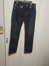 True Religion Geno Big T Jeans Men's 31x32 Relaxed Slim Fit New