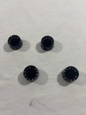 2008 Epiphone Les Paul Custom Black Speed Knobs