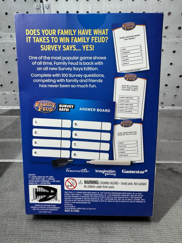 New Family Feud Survey Says Imagination Gaming Gamestar 8+ NEW - Picture 2 of 2