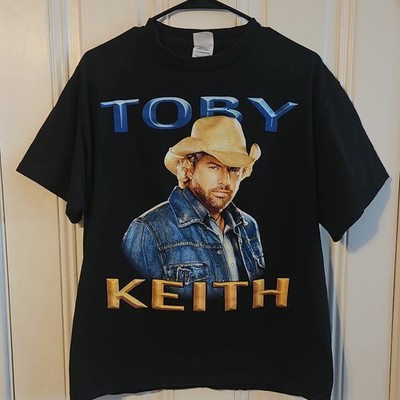 Delta Pro Weight Toby Keith Double-Sided Graphic Black T Shirt Sz L