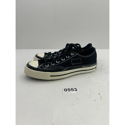 Converse Moncler Fragment Chuck 70 Low Sneakers 4.5 Black