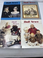 Doll News Magazine Complete Year Lot 4 Issues, 1988 1989
