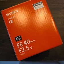 Sony FE  Objektiv 40mm f/2.5 G Full-Frame Ult...