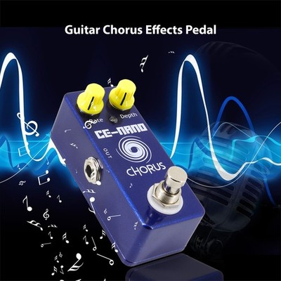 Guitar Chorus Pedal Electric Guitar Effects Pedal True Bypass Zinc Alloy Sh ETRI