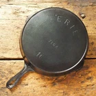 Antique GRISWOLD Cast Iron SKILLET Frying Pan # 10 ERIE 3rd Series - Ironspoon