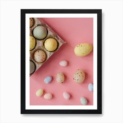 Ostereier 617 Kunstdruck gerahmt Wandbild Poster Leinwanddruck Bild
