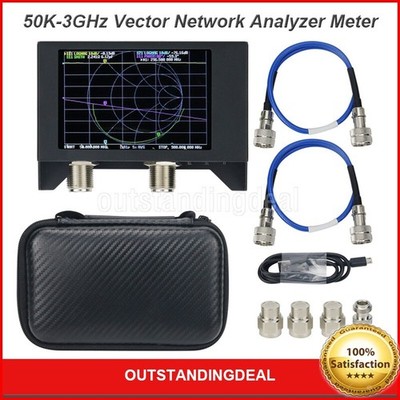  Network Analyzer Meter 50K-3GHz Antenna Analyzer Featuring 4'' LCD Display #iv